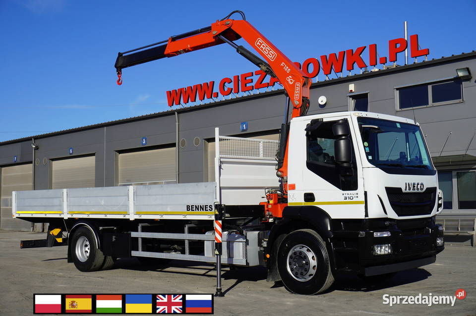 Iveco Stralis 19310 E6 Platforma 19 EPAL Fassi pełny VAT Kraków