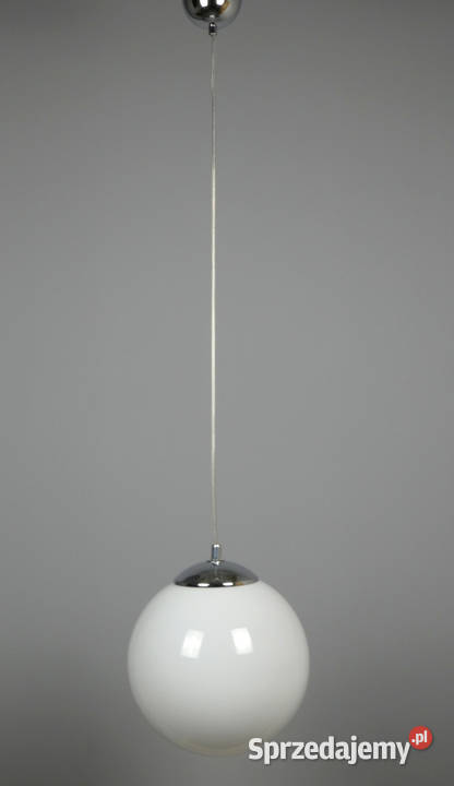 Lampa wisząca BOLLSTA 30 kula biała szkło Nowe