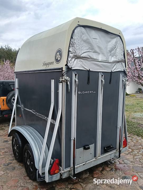 Przyczepa konna jednokonna PODŁOGA ALUMINIUM wielkopolskie Konin