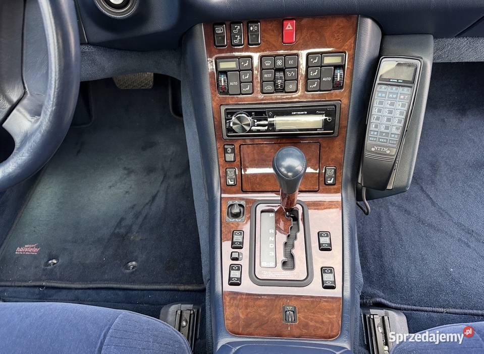 Mercedes 600SEL W140 V12 1993r welurowa tapicerka
