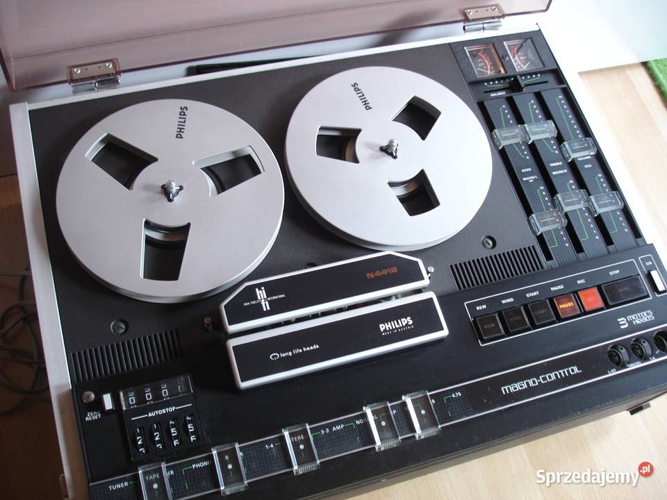 Magnetofon szpulowy PHILIPS N441904 Elektronika lubuskie Zielona Góra