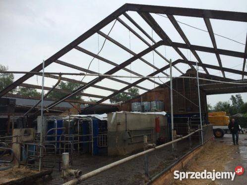 Hala stalowa 24x40 konstrukcja obora chlewnia ku łódzkie Łęczyca