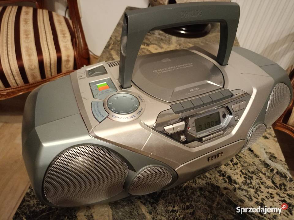 Radiomagnetofon Mega Boombox PHILIPS AZ1565 wielkopolskie Drawski Młyn
