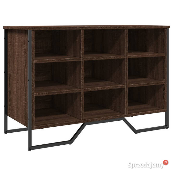 Szafka na buty brązowy dąb 90x38x615 WM848648 Warszawa