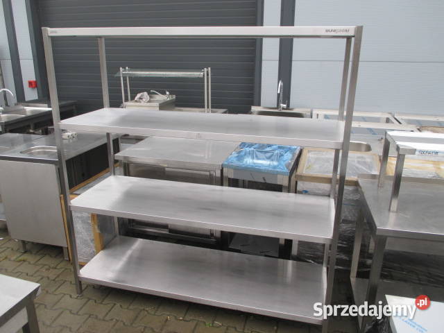 Solidny Regał Gastronomiczny Stal Nierdz 4 Półki Ostrów Wielkopolski