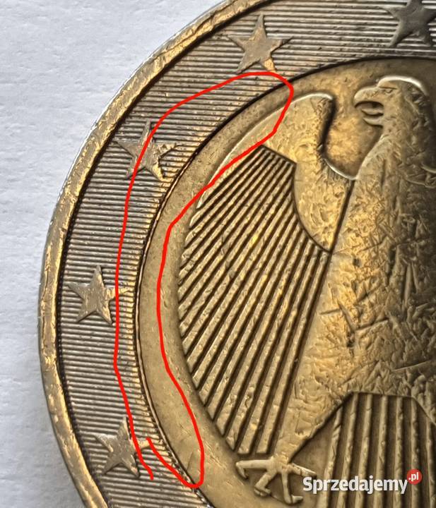 2 z 2002r Niemcy destrukt monety