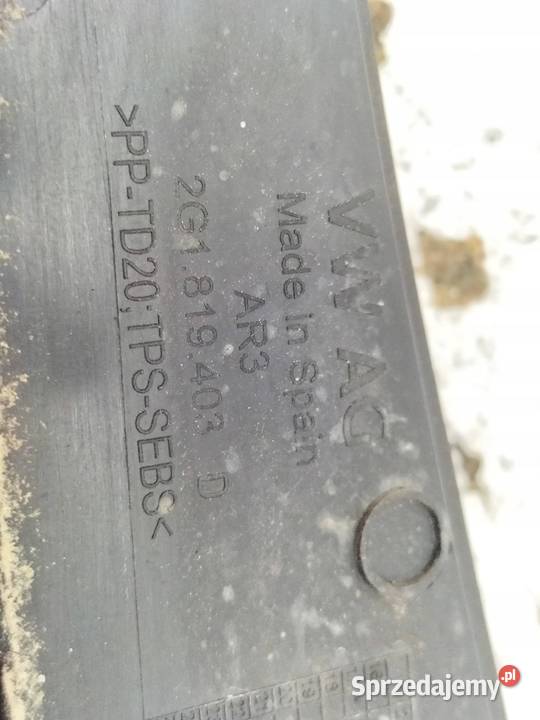 PODSZYBIE PLASTIKOWE 2G 2G1819404D 2G1819403D VW Podszybia