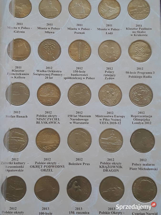 2 i 5 okolicznościowe Komplet Klaser Mennicze Konin