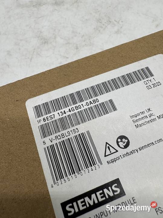 Siemens 6ES7 1344GB010AB0 Analog Input Module Warszawa sprzedam