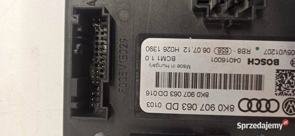 AUDI A5 8T MODUŁ KOMFORTU 8K0907063DD Komputery sprzedam