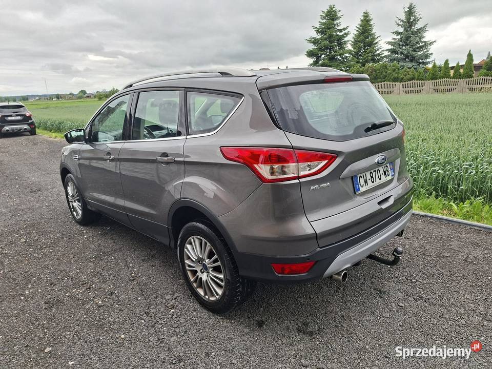 Ford Kuga Mk2 20Tdci 140 klima tempomat skóra manualna wielkopolskie Łąkociny