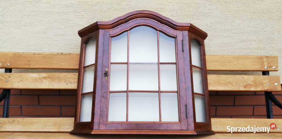 Witrynka wisząca na ścianę witryna stylowa mazowieckie Sulbiny