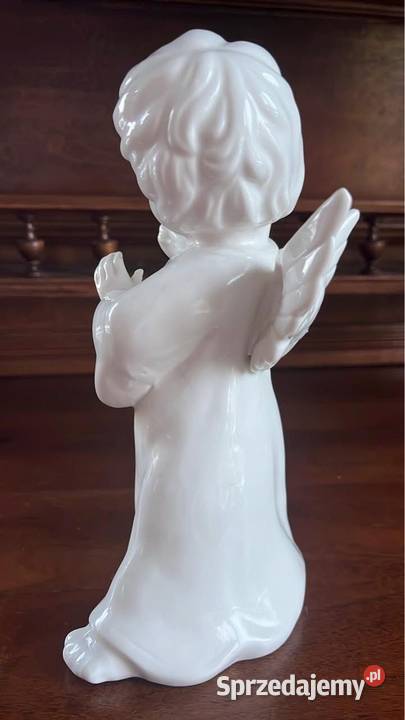 Aniołek biała porcelana Gdańsk