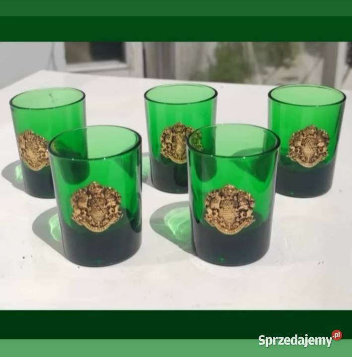 Edelglas Wien Germany Barwarezabytkowe zielone Pabianice