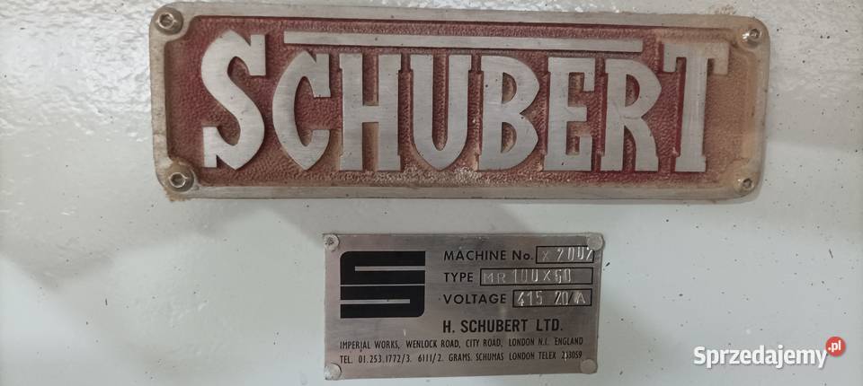 Prasa hydrauliczna Schubertt 2 półkowa Nawojowa