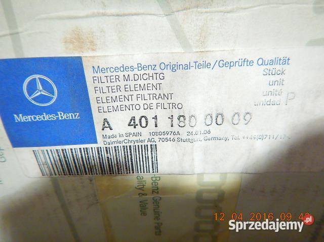FILTR OLEJU MERCEDES MK LK NG NOWY ASO lubelskie