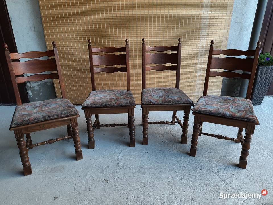 stylowe krzesła 4 sztuki / 735