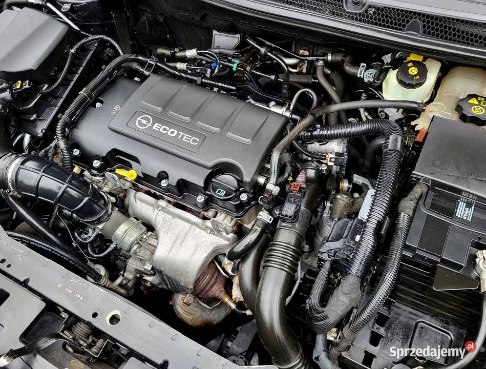 Opel Astra J 14 Turbo Benzyna NISKI PRZEBIEG czarny małopolskie Kraków