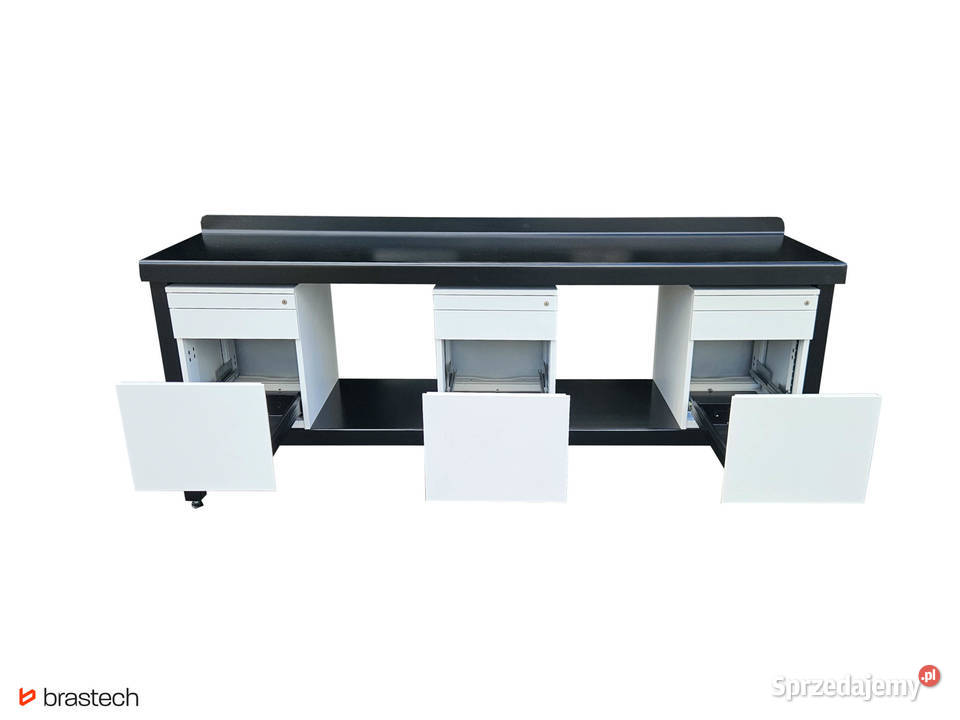 Stół warsztatowy 90 x 232 x 615 Blat stalowy 5 Sątoczno