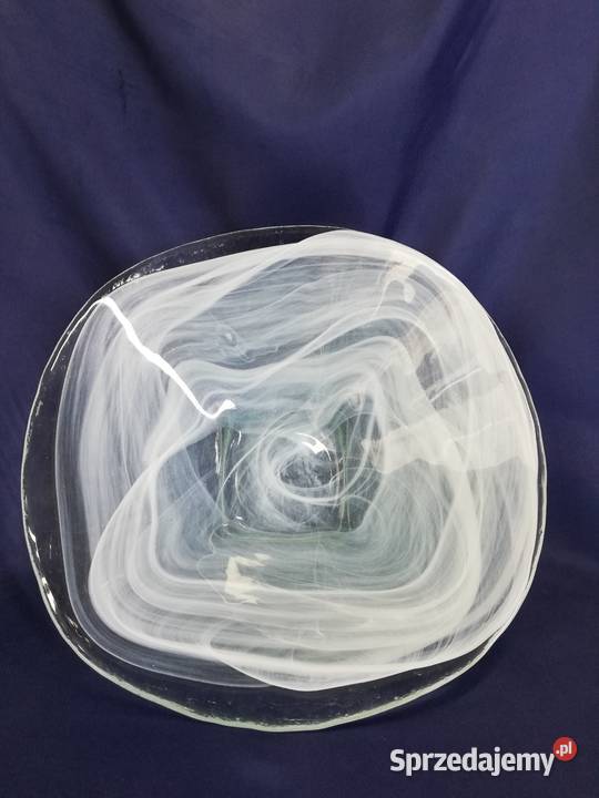 hiszpańska szklana patera na kwadratowej Lublin