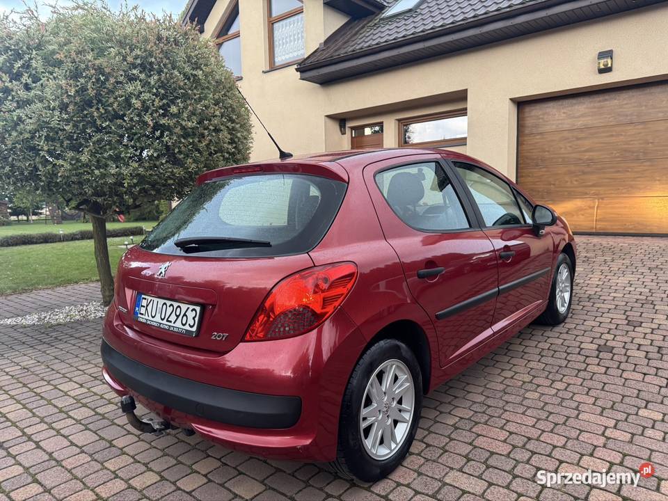 Peugeot 207 14 benzyna klimatyzacja Alu zadbany benzyna Krośniewice