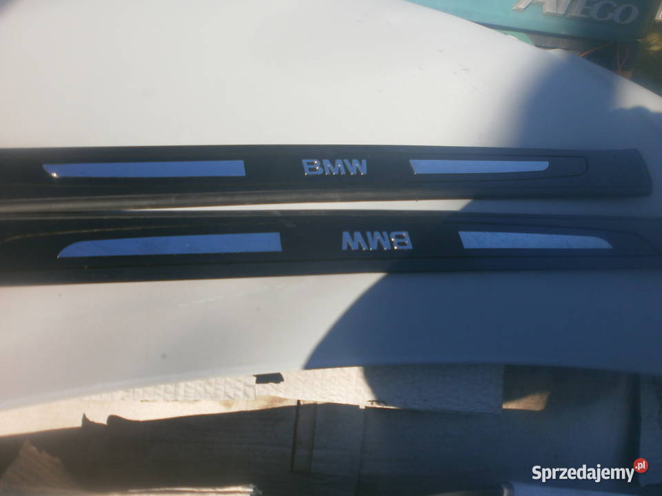 BMW E65 nakładka progowa prawa lewa chrom osobowe Wyposażenie wnętrza Zielona Góra