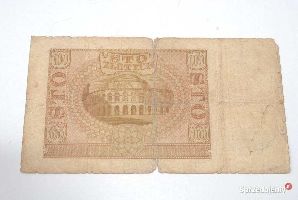 Stary banknot 100 złotych Polskich 1940 unikat Cieszyn
