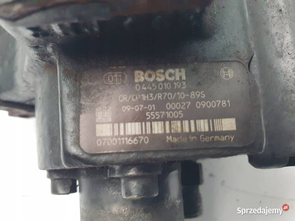 POMPA WTRYSKOWA Opel Insignia 20 CDTI Bosch osobowe Chełm sprzedam