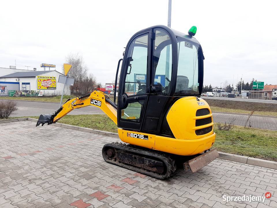 JCB 8016 2014r 2300 mth GWARANCJA możliwy Gniezno sprzedam