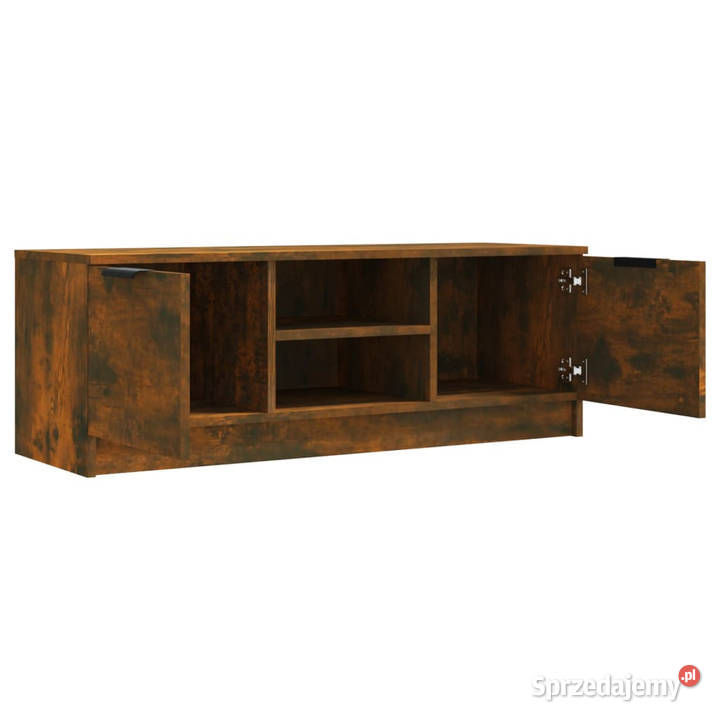 Szafka pod TV przydymiony dąb 197x35x52 WM817132 mazowieckie