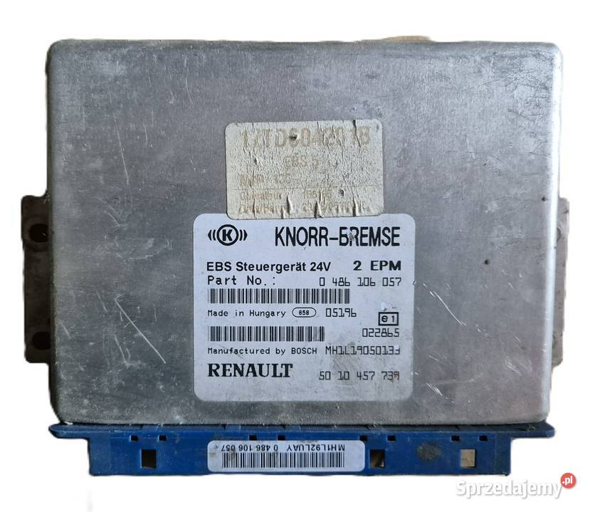 Sterownik Kaseta EBS Knorr 0486106057 5010457739 Pozostałe Zawichost sprzedam