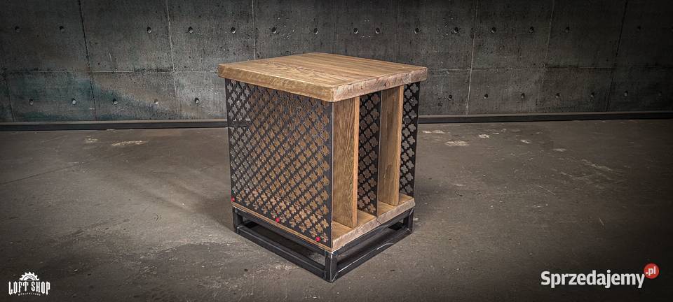 Stojak loftowy na winyle JACKSON stojak na płyty Jelcz-Laskowice