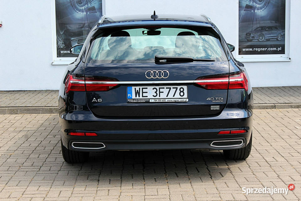 Audi A6 Avant Quattro 40TDI SalonPL FV23 204 automatyczna Sokołów