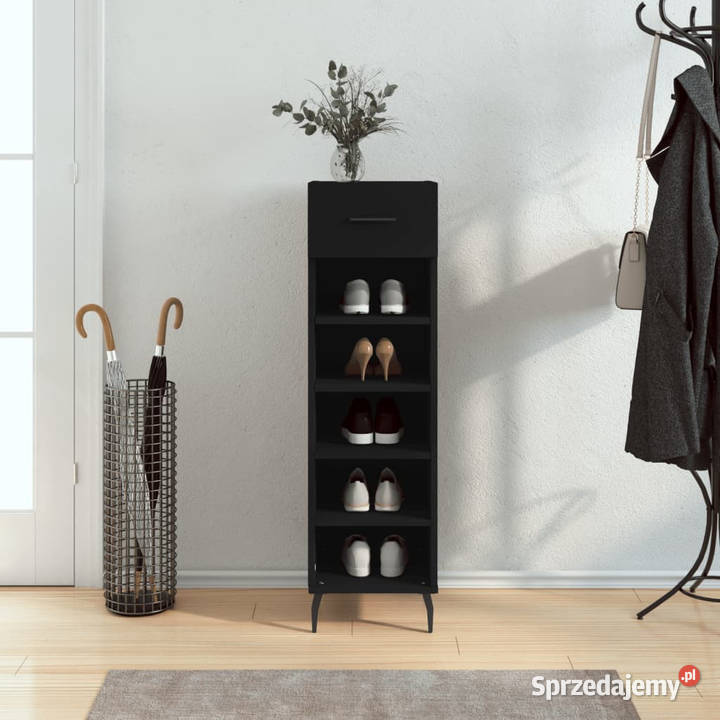 Szafka na buty czarna 30x35x105 materiał mazowieckie Warszawa sprzedam