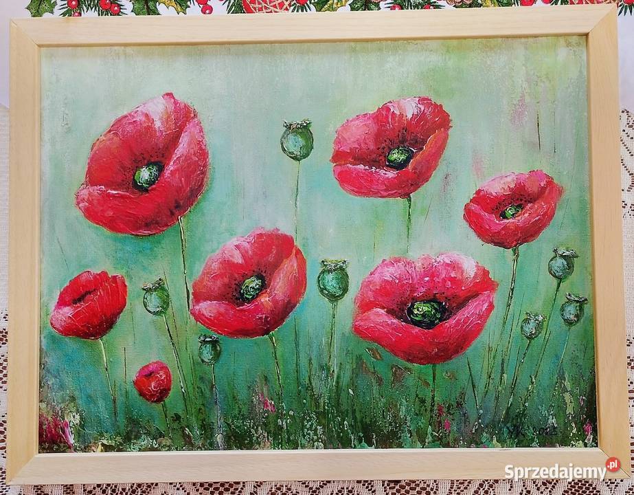 Maki na łące Bychawka Trzecia sprzedam