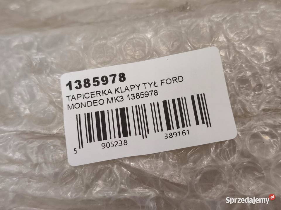 POSZYCIE KLAPY TYŁ FORD MONDEO MK3 20002007 osobowe