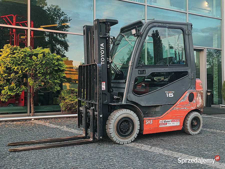 Wózek widłowy Toyota 028FGF15 15 tony triplex 43 Kęty sprzedam