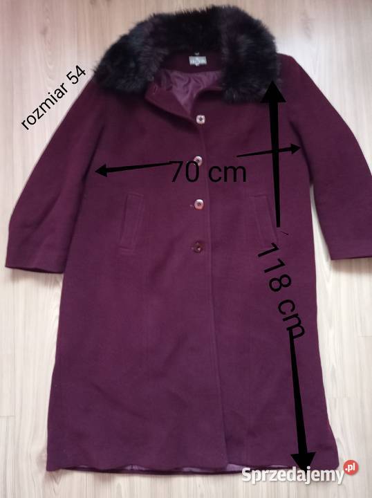 Sprzedam używany płaszcz zimowy damski Kwietno