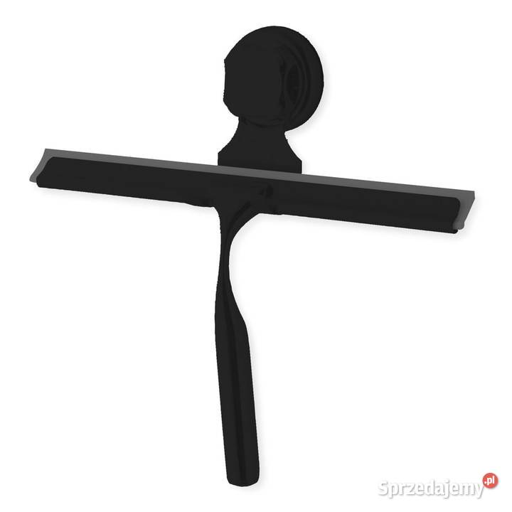 Czarna silikonowa ściągaczka łazienkowa Zamość