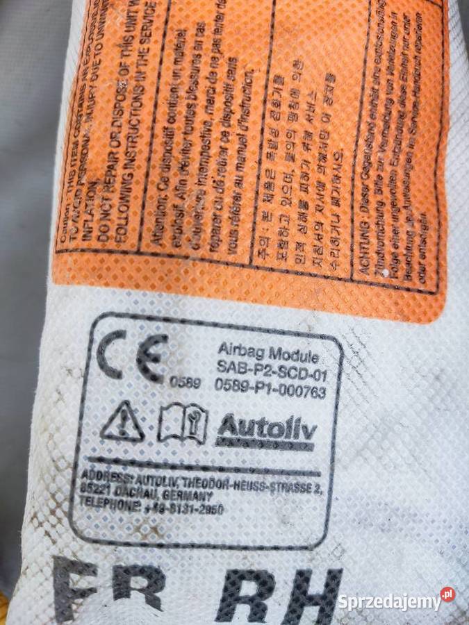 KIA SPORTAGE IV PODUSZKA POWIETRZNA AIRBAG mazowieckie Radom sprzedam