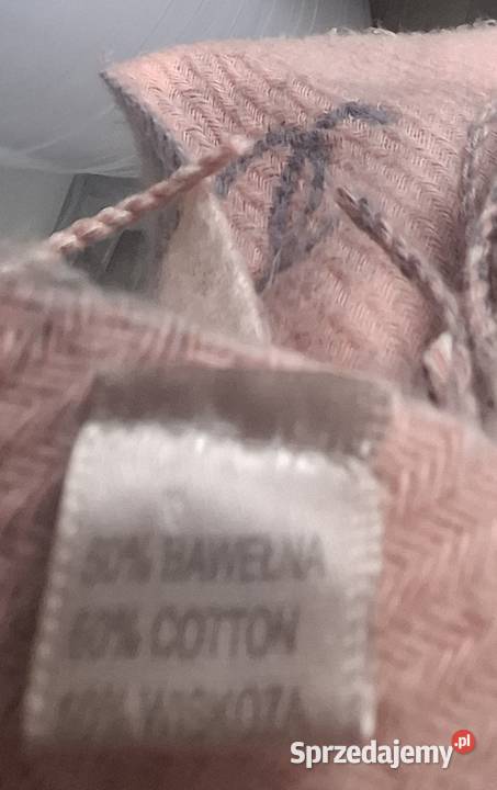 Duży stylowy dwustronny szal różowy Warszawa