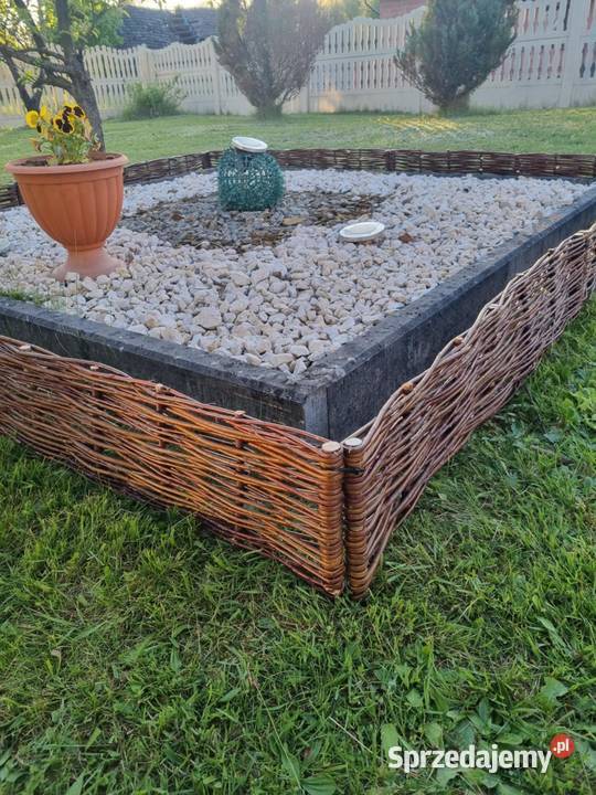 Palisada wiklinowa ogrodowa Płotki obrzeże Obrzeża i palisady Groble