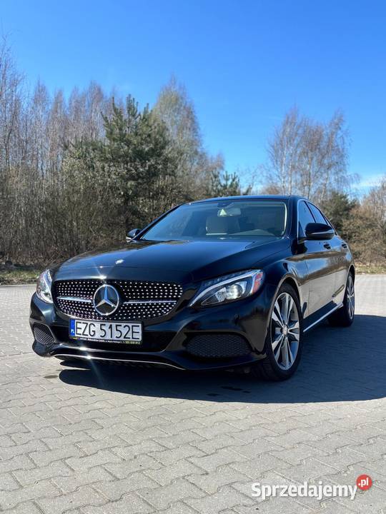 Piękne W205 C300 czujnik martwego pola Łódź