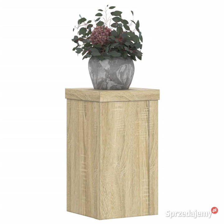 Podstawki pod doniczki 2 dąb sonoma 10x10x18 mazowieckie Warszawa