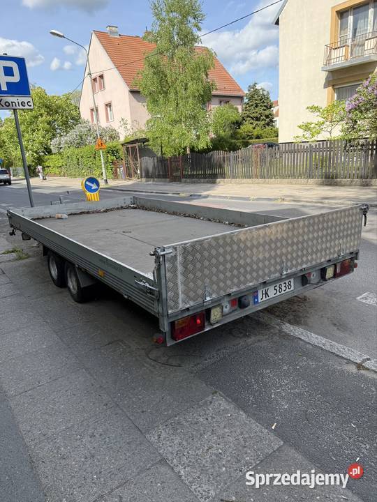 przyczepa laweta Humbaur 3000 DMC uchylna Szczecin