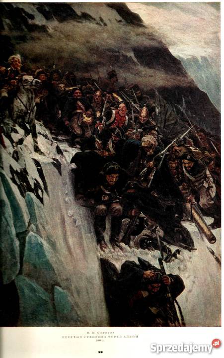 Reprodukcja Wasilij Surikow Przejście Suworowa