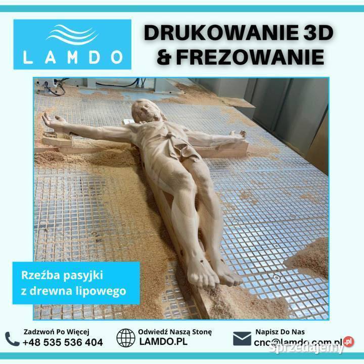 Drukowanie 3D Usługi CNC frezowanie w drewnie Giżycko