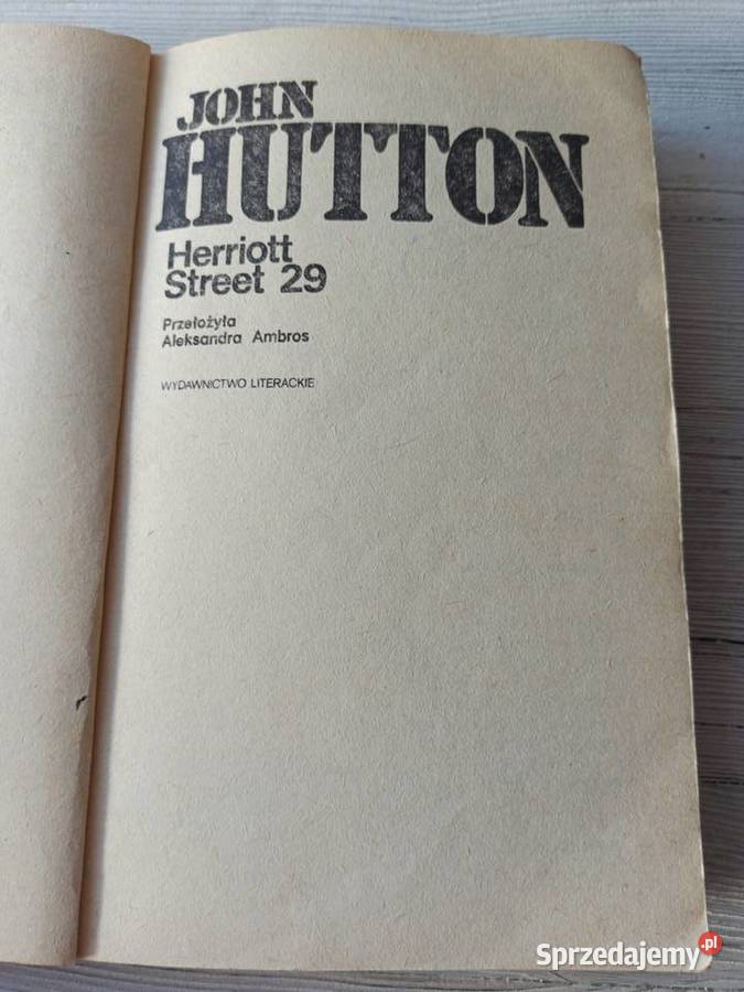 John Hutton Herriott Street 29 1988 śląskie Bielsko-Biała