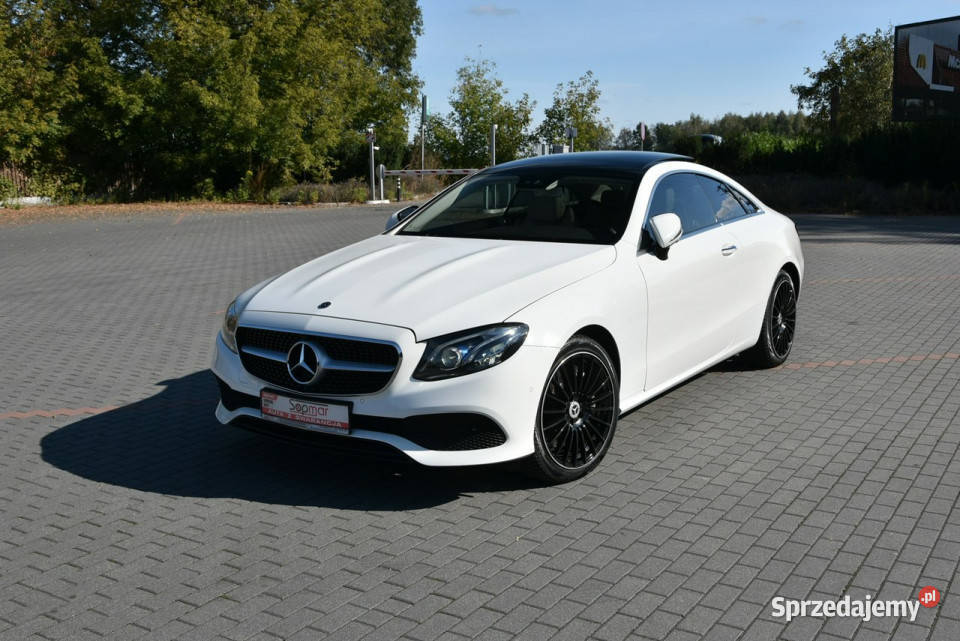 Mercedes E 400 E 400d Coupe 4Matic 340 2019r napęd 4x4 Mercedes-Benz mazowieckie Kampinos