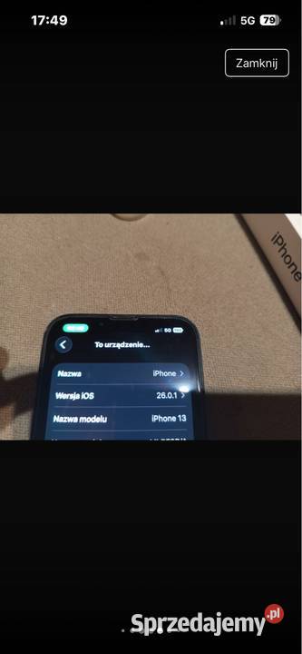 Iphon 13 4 GB RAM i 128 GB pamięci czytać opis Jędrzejów
